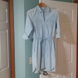 Adam by Adam Lippes Chambray Light Wash Denim Dress  Size 6